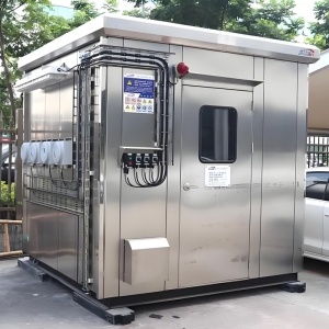 CEMS在線監(jiān)測(cè)不銹鋼防爆分析小屋